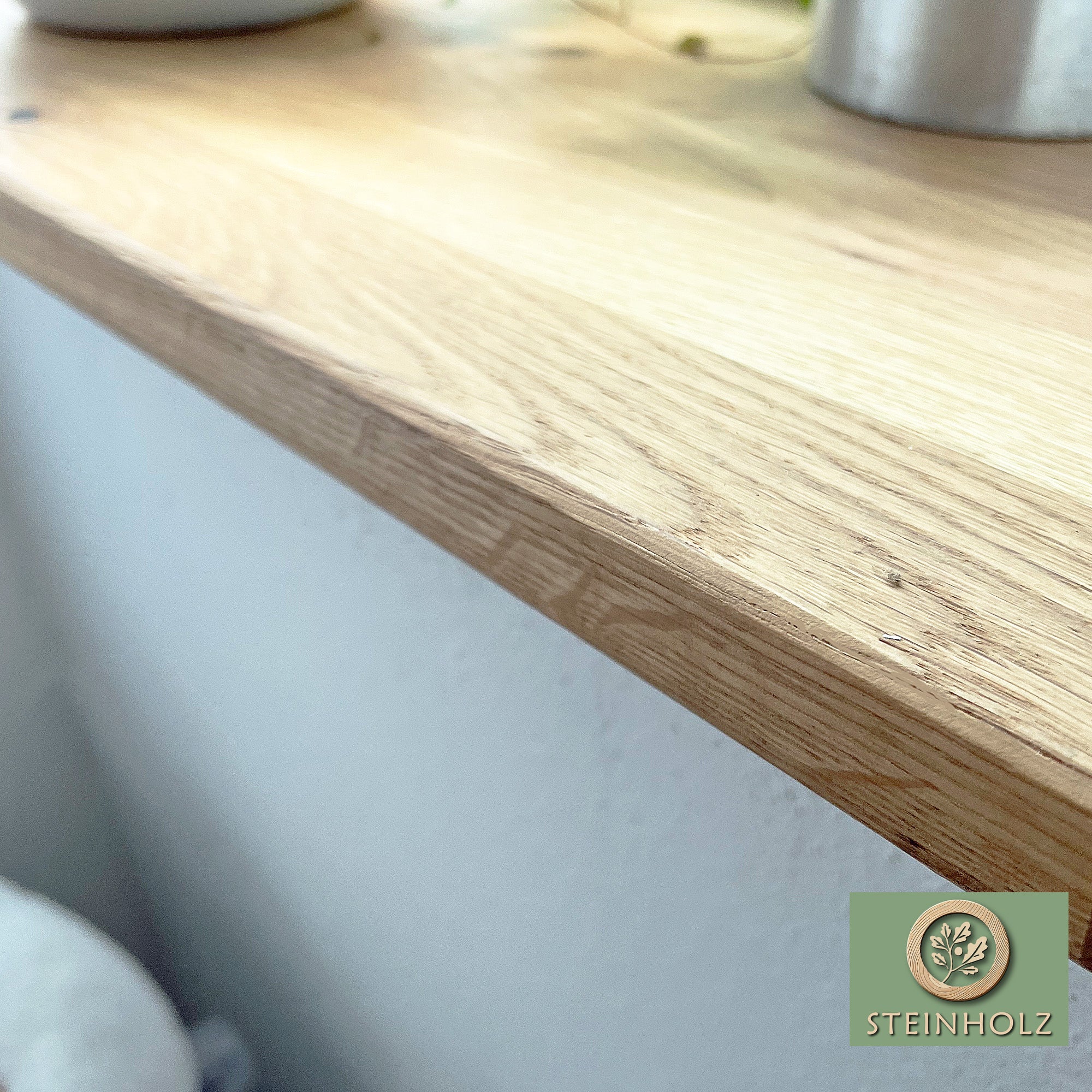 Window sill made of solid wild oak – custom-made, natural &amp; timeless design