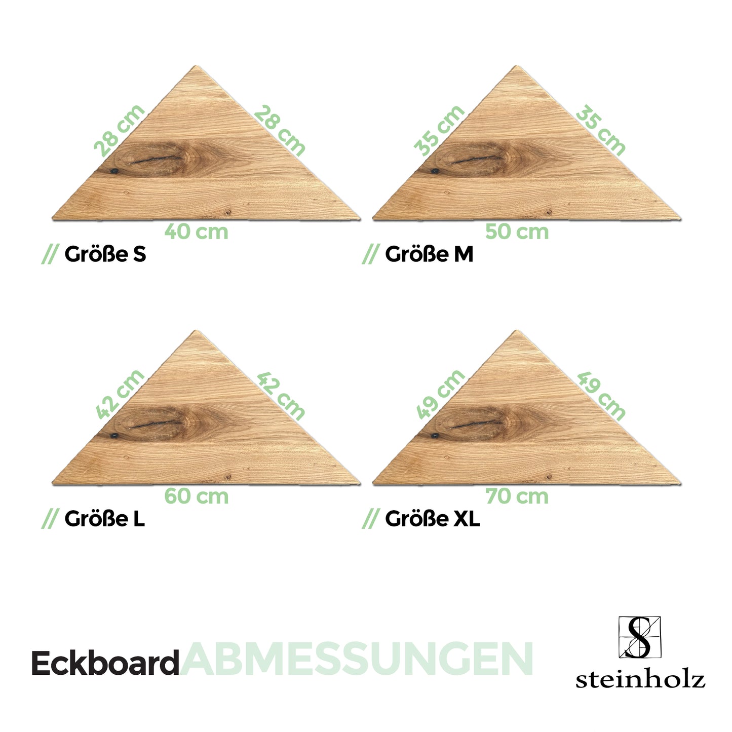 Schwebendes Eckregal aus Wildeiche – Natürliches Design für stilvollen Stauraum